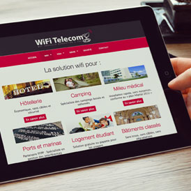 Site web WiFi Telecom